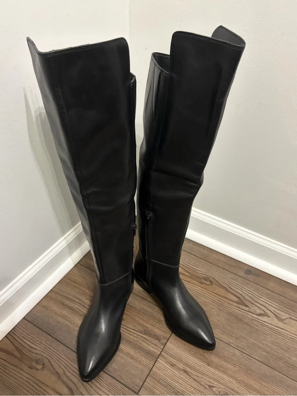 Seychelles Black Over-the-Knee Pointed Toe Boots New without Box